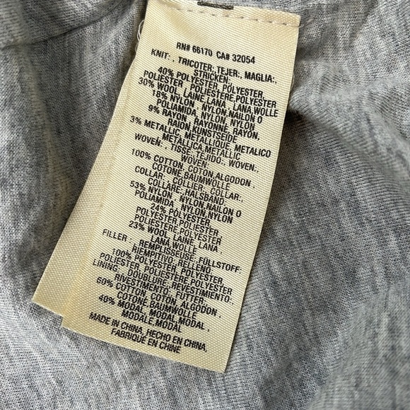 Anthropologie Quilted Jacket in Cream and Tan - Picture 8 of 12